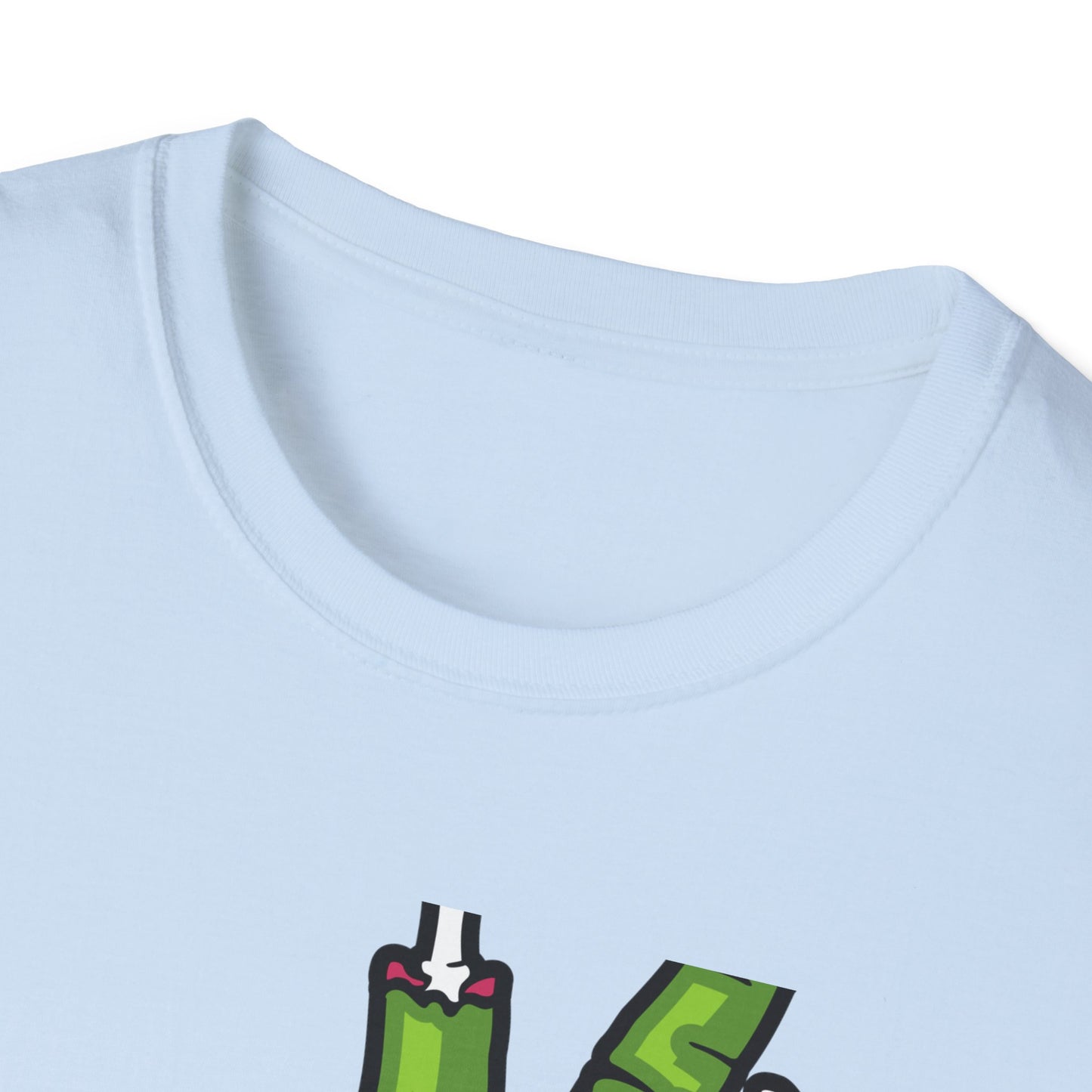 Groovy Zombie Hand T-Shirt with Smiling Monster Face | Spooky Halloween Rock On Tee | Creepy Fun Apparel