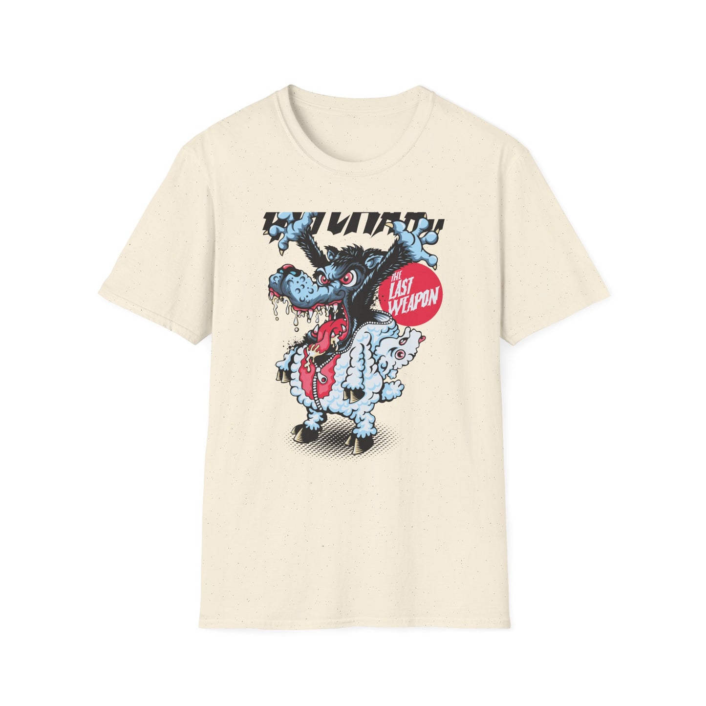 Epic 'GOTCHAA' Wolf in Sheep's Clothing T-Shirt - Unleash Your Wild Side with This Bold Graphic Tee!