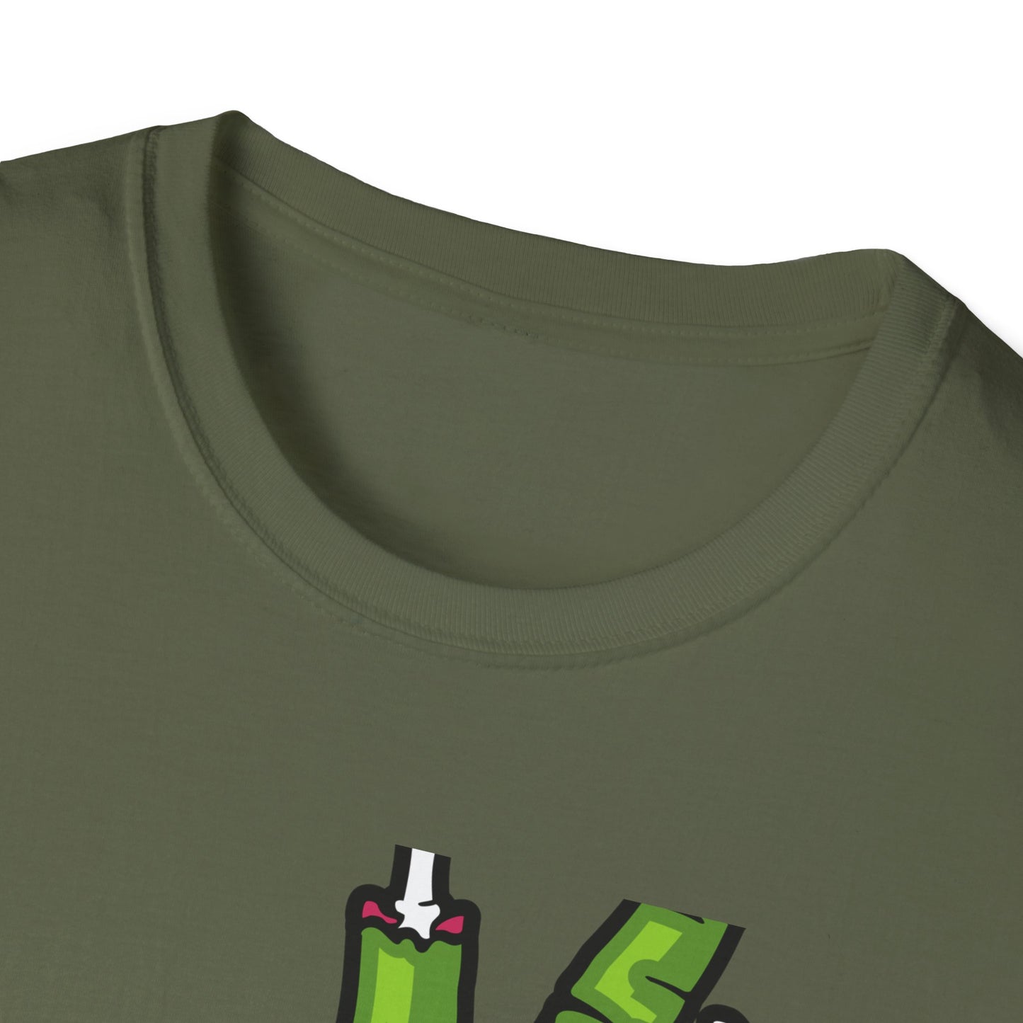 Groovy Zombie Hand T-Shirt with Smiling Monster Face | Spooky Halloween Rock On Tee | Creepy Fun Apparel