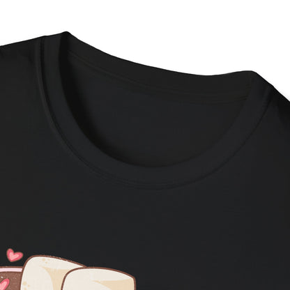Sweet True Love Hot Chocolate T-Shirt | Adorable Marshmallow Couple Valentine's Day Gift Tee