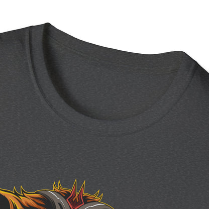 Fierce Mythic Cyber Warrior T-Shirt: Epic Japanese Beast Graphic Tee | Unleash Power & Style for Gamers & Streetwear