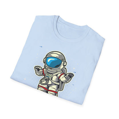 Radical Astronaut Skateboard T-Shirt | Awesome Space Skater Graphic Tee for Sci-Fi & Skate Fans | Unisex Stellar Design