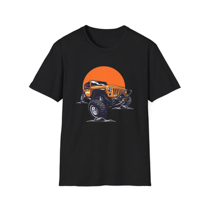 Epic Off-Road Jeep Wrangler T-Shirt | Rugged 4x4 Adventure Sunset Tee | Ultimate Gift for Jeep Lovers & Off-Road Enthusiasts