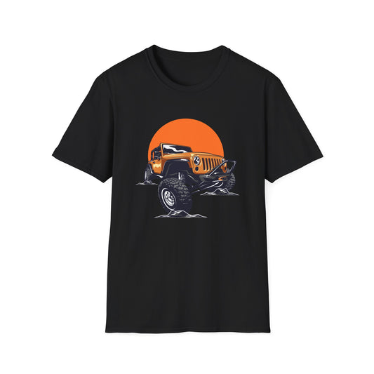Epic Off-Road Jeep Wrangler T-Shirt | Rugged 4x4 Adventure Sunset Tee | Ultimate Gift for Jeep Lovers & Off-Road Enthusiasts