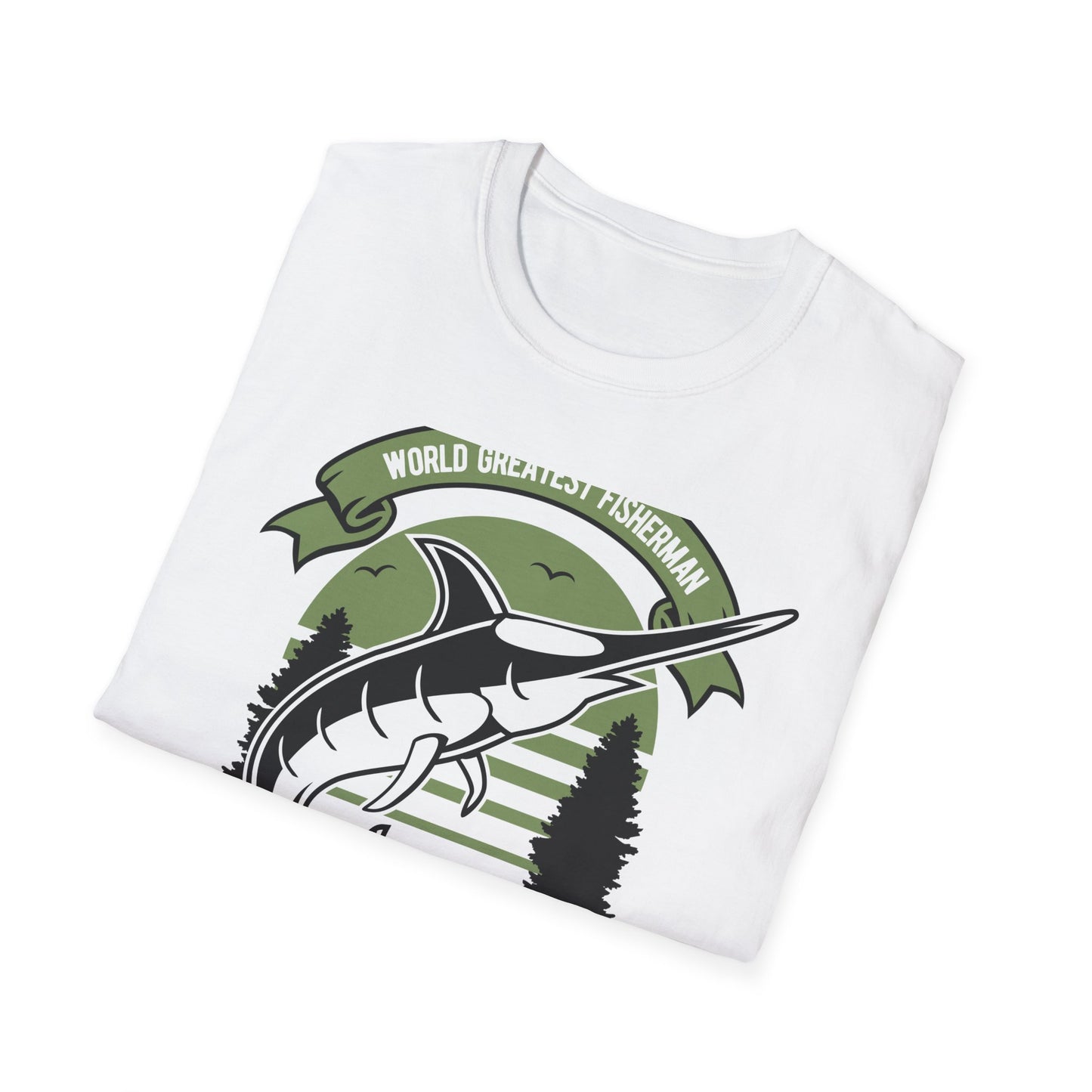 Epic World's Greatest Fisherman Marlin T-Shirt - 'Fishing Is My Cardio' Angler Tee Gift for Dad & Deep Sea Enthusiasts