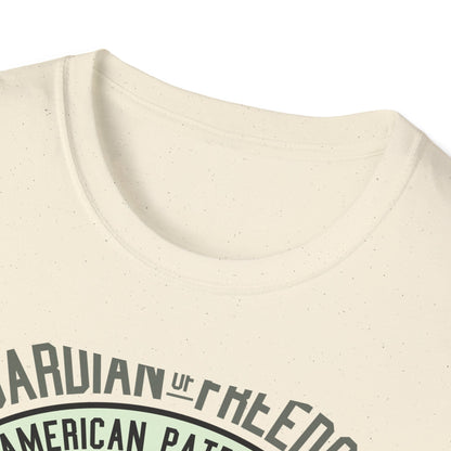 Bold Guardian of Freedom American Patriotism T-Shirt - Majestic Eagle 'Freedom Is Not Free' USA Graphic Tee for Proud Americans