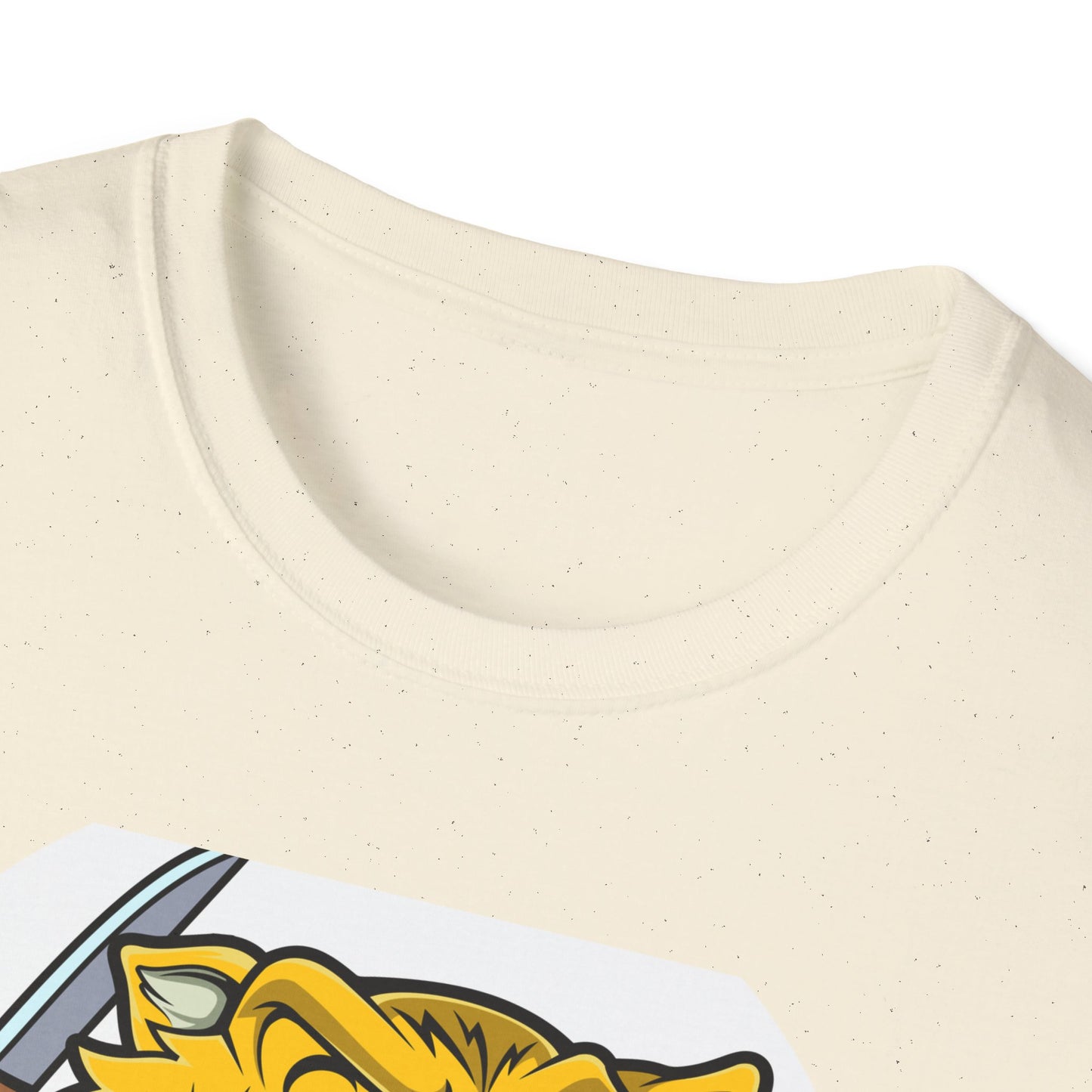 Fierce Tiger Hustler T-Shirt: Bold Roaring Gangster Streetwear Graphic Tee with Knife & Money Bag