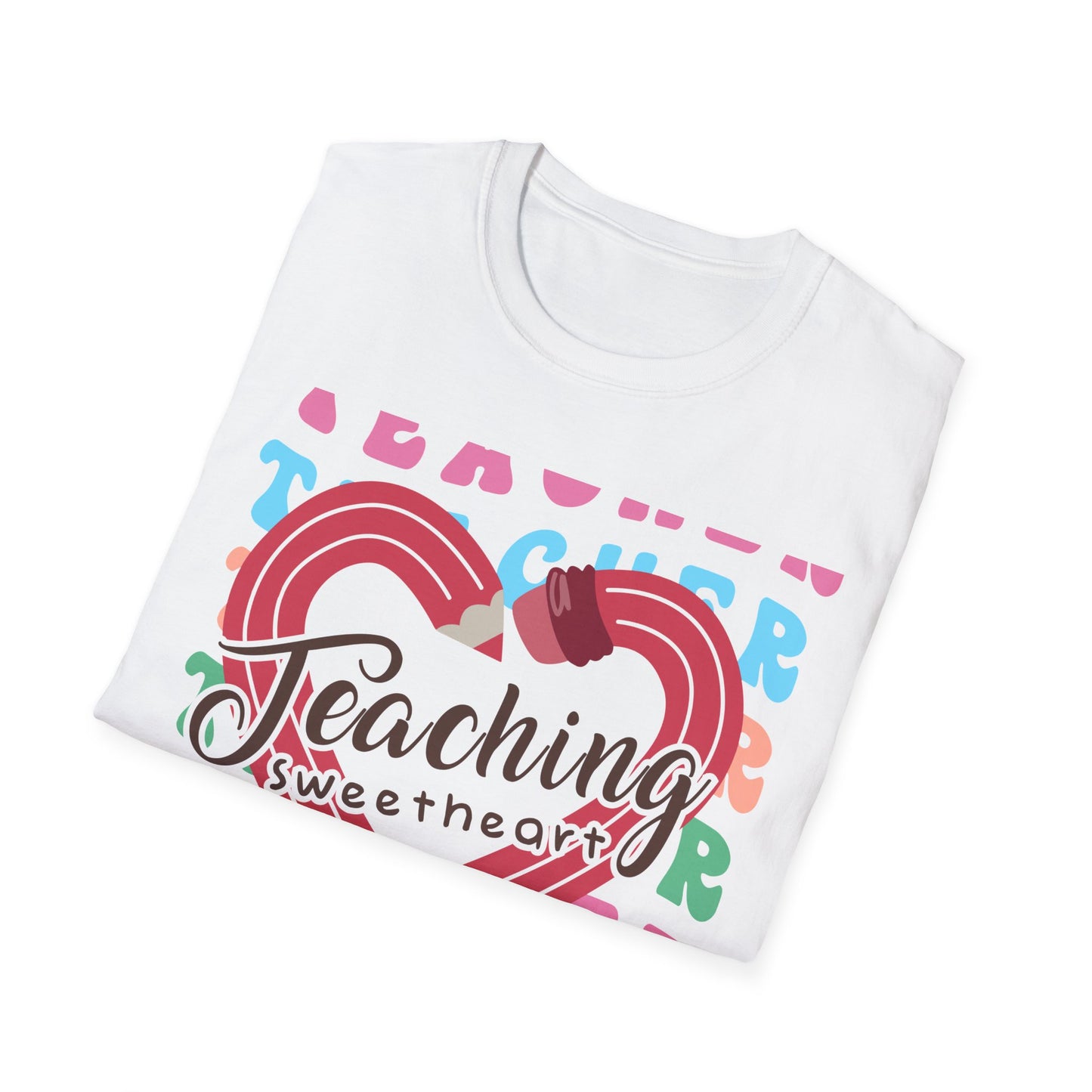 Groovy Teaching Sweetheart T-Shirt | Adorable Teacher Appreciation Tee | Perfect Gift for Educators & Mentors