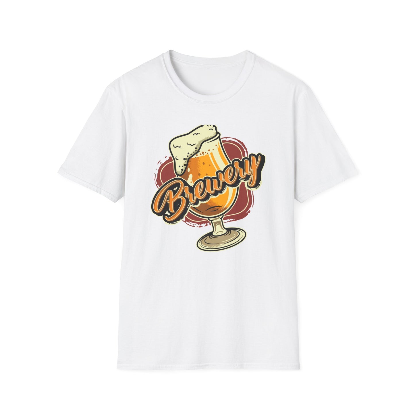 Cheers! Awesome Brewery Beer Glass T-Shirt - Vintage Craft Beer Lover Tee for Pub & Homebrew Enthusiasts