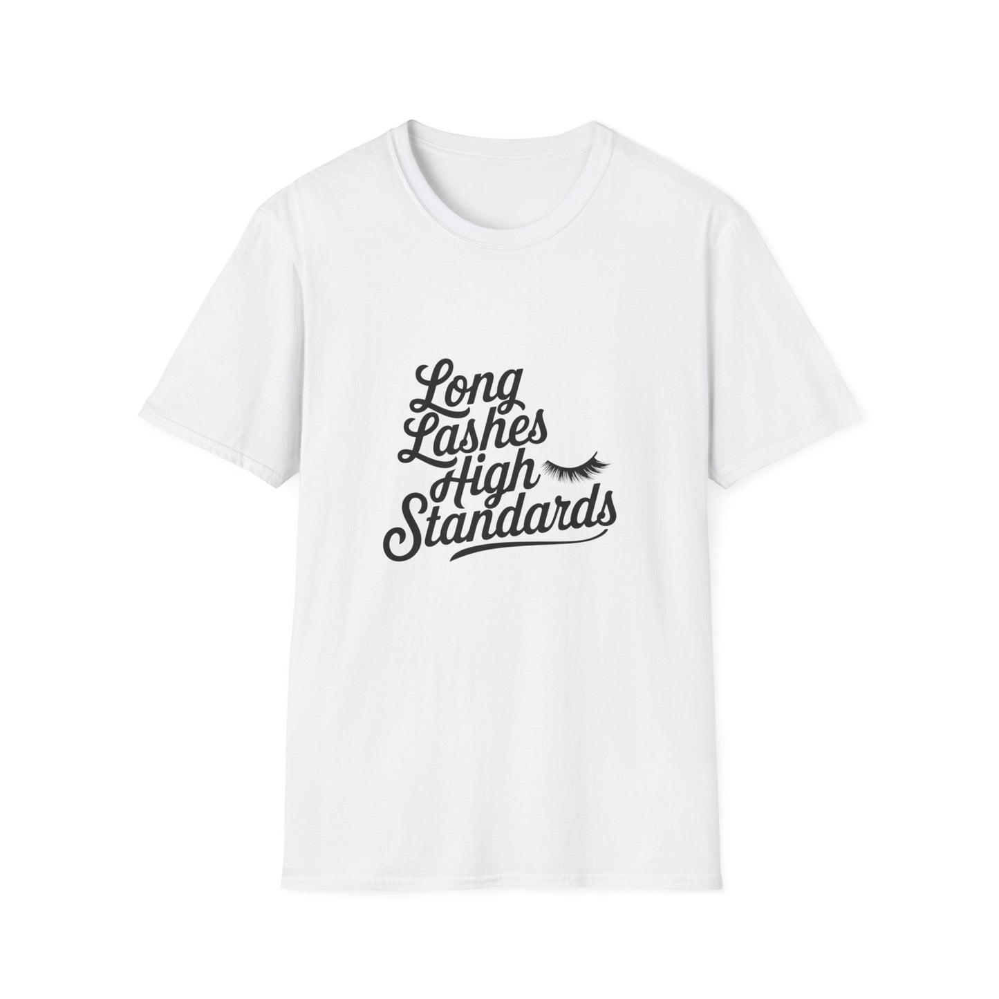 Chic 'Happy Lashes Happy Life' T-Shirt | Empowering Eyelash Lover Tee for Beauty Queens & Lash Techs | Must-Have Glam Gift