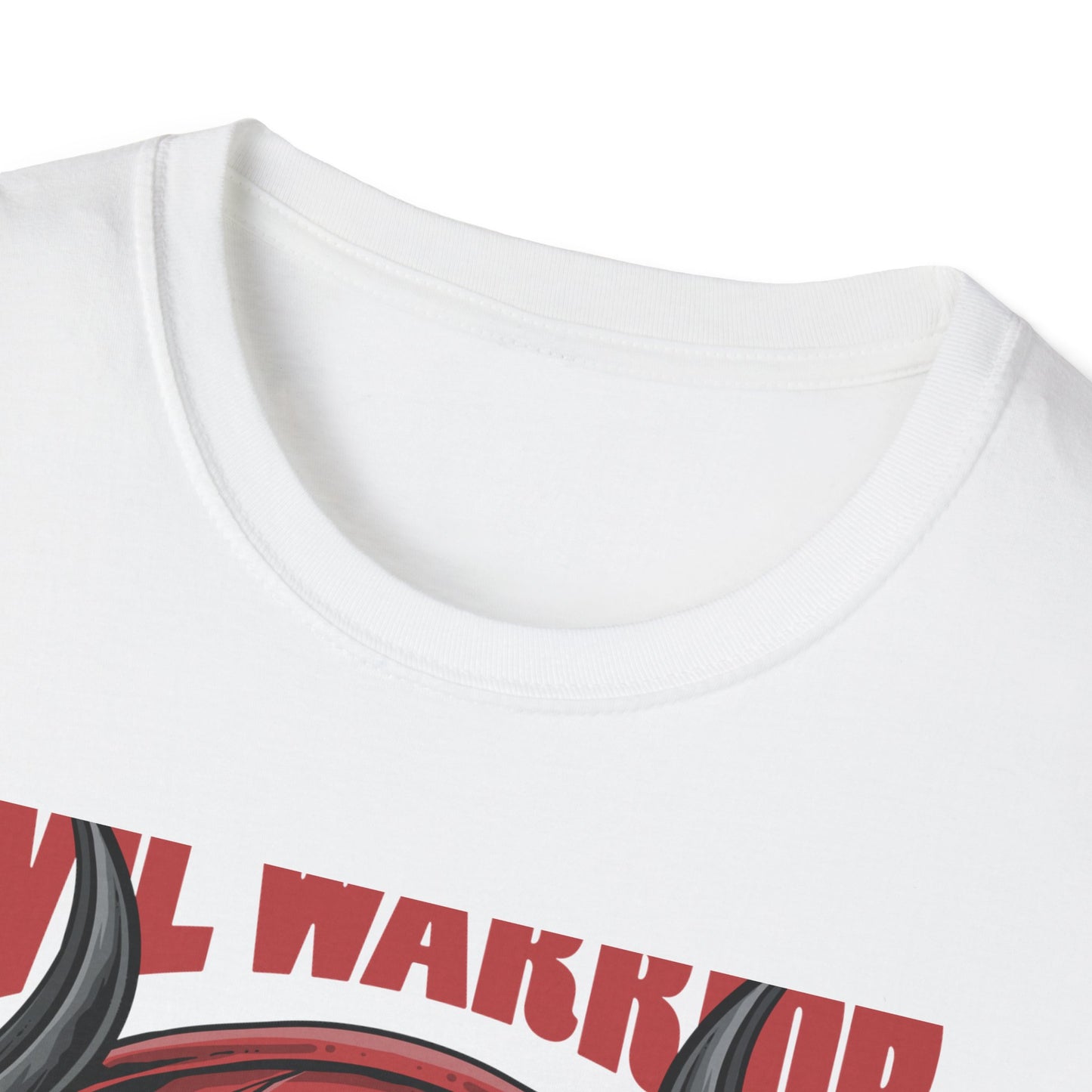 Epic Evil Warrior Horned Helmet T-Shirt | Menacing Dark Fantasy Skull Tee | Gamer Goth Apparel