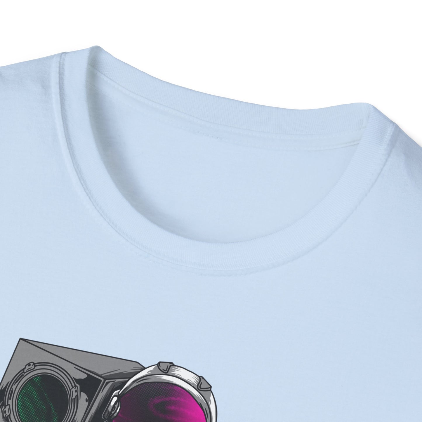 Cosmic Guitarist Astronaut T-Shirt | Electrifying Space Rocker Tee | Vibrant Sci-Fi Music Fan Gift