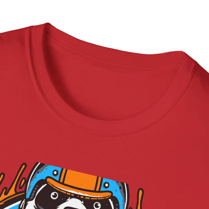 Epic Panda Biker T-Shirt! Cool Motorcycle Riding Animal Graphic Tee. Vibrant, Unique & Fun for Riders & Panda Lovers. Must-Have!