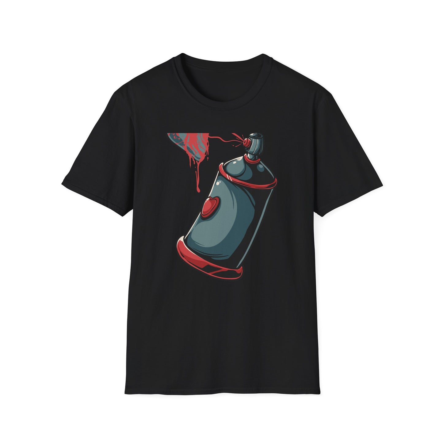 Expressive Graffiti Love T-Shirt | Spray Paint Heart Urban Art Tee | Bold Street Style Graphic for Artists