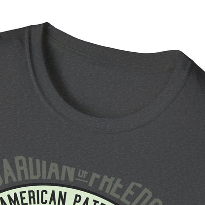 Bold Guardian of Freedom American Patriotism T-Shirt - Majestic Eagle 'Freedom Is Not Free' USA Graphic Tee for Proud Americans