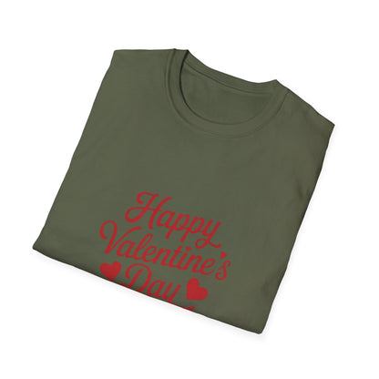 Charming Happy Valentine's Day T-Shirt | Sweet Hearts Romantic Love Tee Gift for Couples
