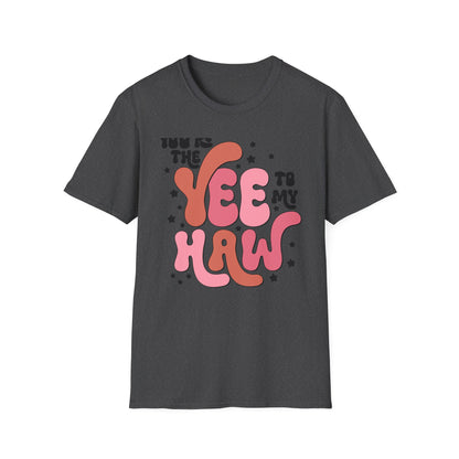 Groovy Yee Haw T-Shirt | Retro Western Cowgirl Tee | Vintage Nashville Rodeo Top for Women | Trendy Southern Festival Gift