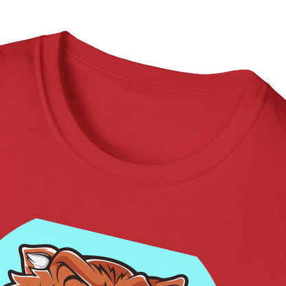Rad Roaring Tiger Skateboard T-Shirt | Fierce Skater Mascot Graphic Tee for Extreme Style