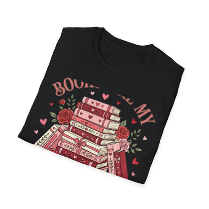 Charming Books Are My Love Language T-Shirt | Cozy Reader & Librarian Gift | Aesthetic Book Lover Tee