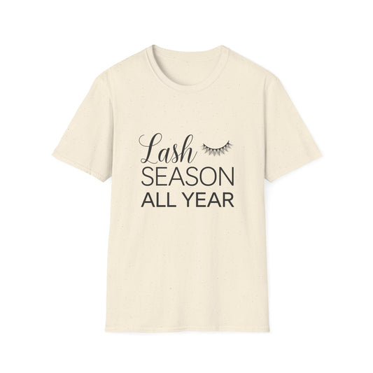 Ultimate Lash Season All Year T-Shirt | Trendy Esthetician & Beauty Lover Tee | Fabulous Eyelash Design Gift