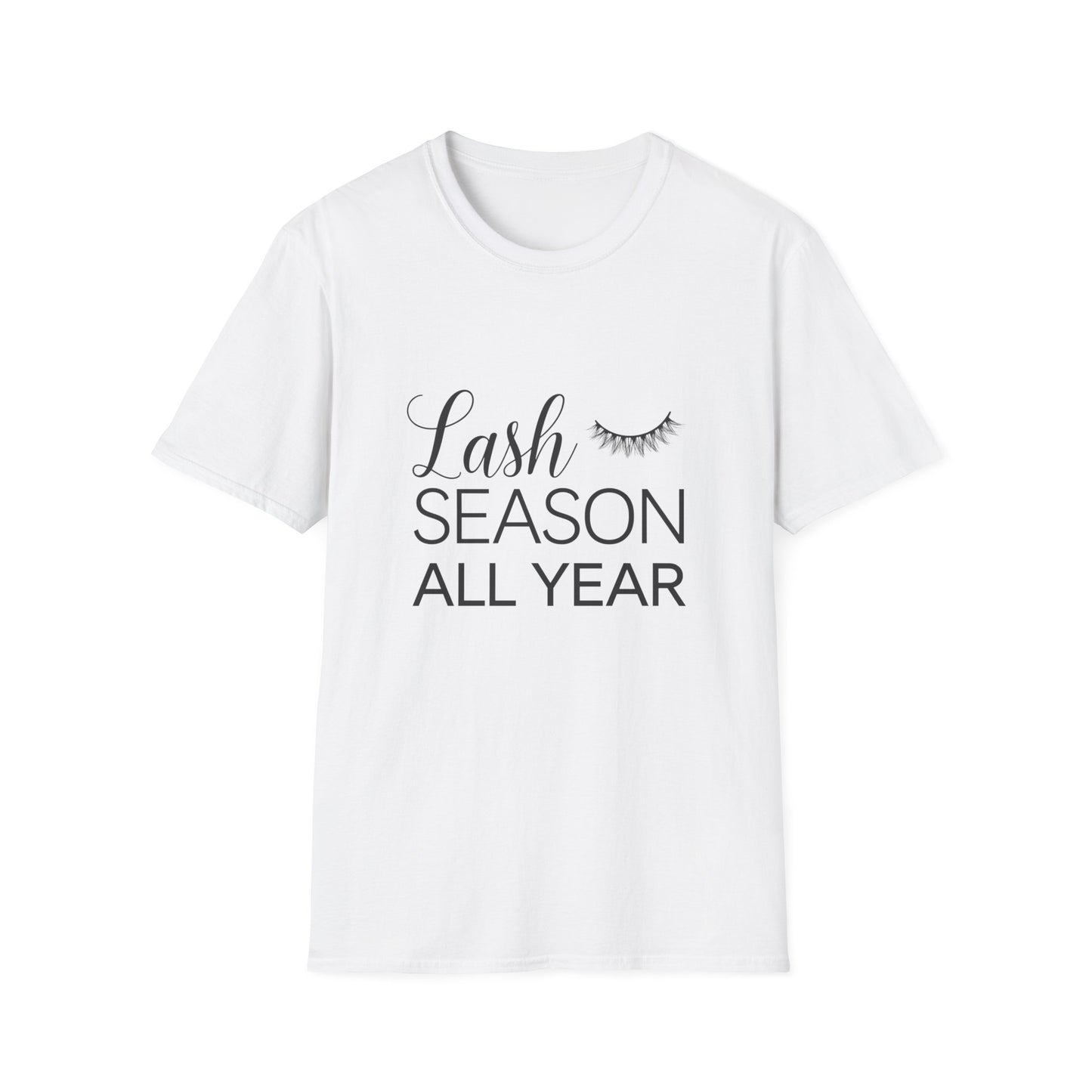 Ultimate Lash Season All Year T-Shirt | Trendy Esthetician & Beauty Lover Tee | Fabulous Eyelash Design Gift