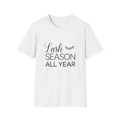 Ultimate Lash Season All Year T-Shirt | Trendy Esthetician & Beauty Lover Tee | Fabulous Eyelash Design Gift