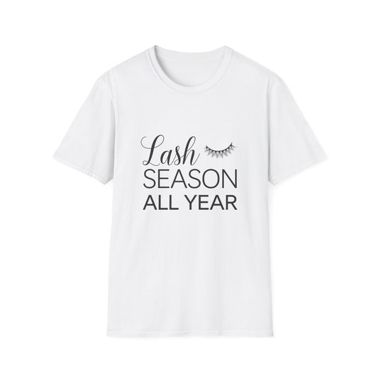 Ultimate Lash Season All Year T-Shirt | Trendy Esthetician & Beauty Lover Tee | Fabulous Eyelash Design Gift