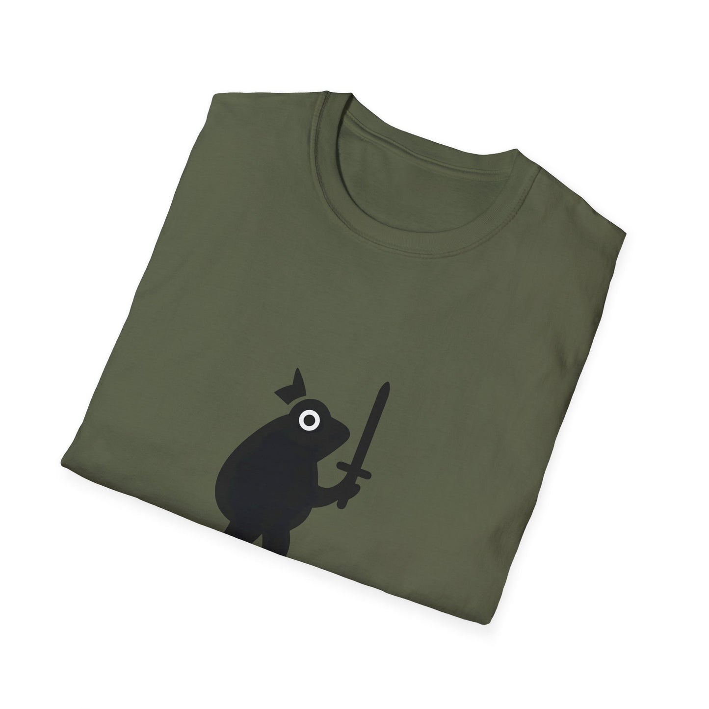 Minimal Frog Knight Silhouette Tee