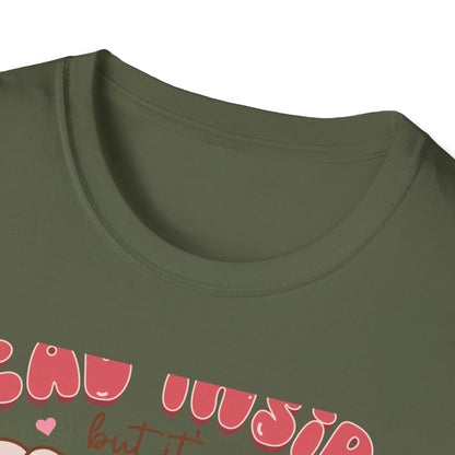 Trendy Dead Inside But Valentine's T-Shirt - Cute Goth Rib Cage Hearts & Daisies Tee | Unique Anti-VDay Humor Gift