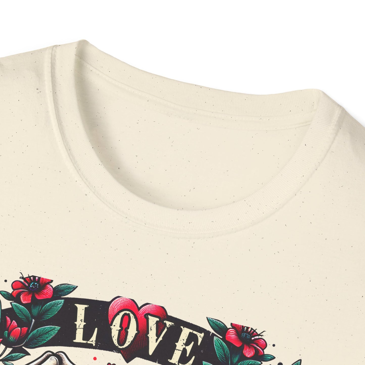 Stunning Love Forever Skeleton Hands Heart T-Shirt | Gothic Romance Till Death Do Us Part Tee | Unique Couple's Gift