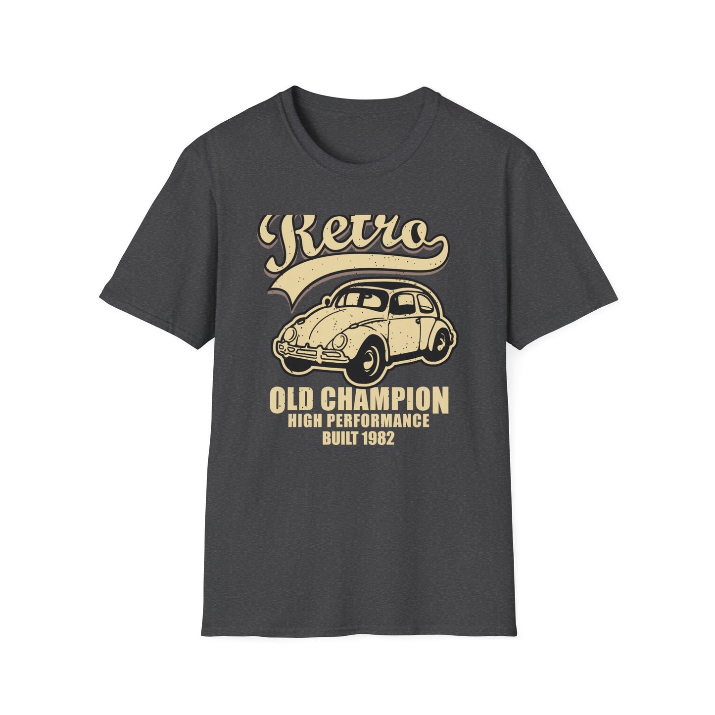 Legendary Retro Old Champion Built 1982 Car T-Shirt for Classic Auto Enthusiasts & Vintage Lovers - Exclusive Gift!