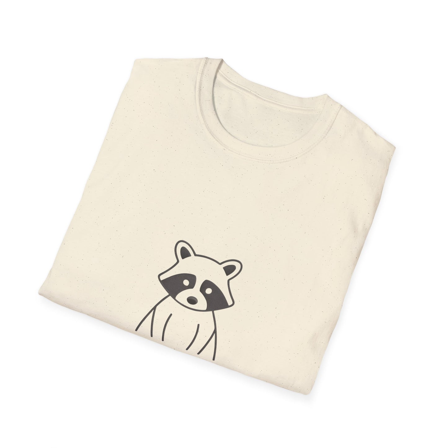 Ultimate Snack Mode Raccoon T-Shirt | Funny Trash Panda Tee for Foodies & Cozy Days | Cute Animal Lover Gift
