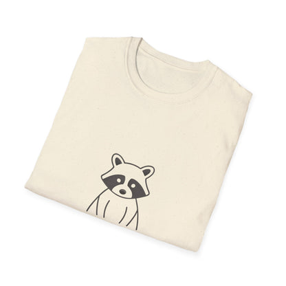 Ultimate Snack Mode Raccoon T-Shirt | Funny Trash Panda Tee for Foodies & Cozy Days | Cute Animal Lover Gift