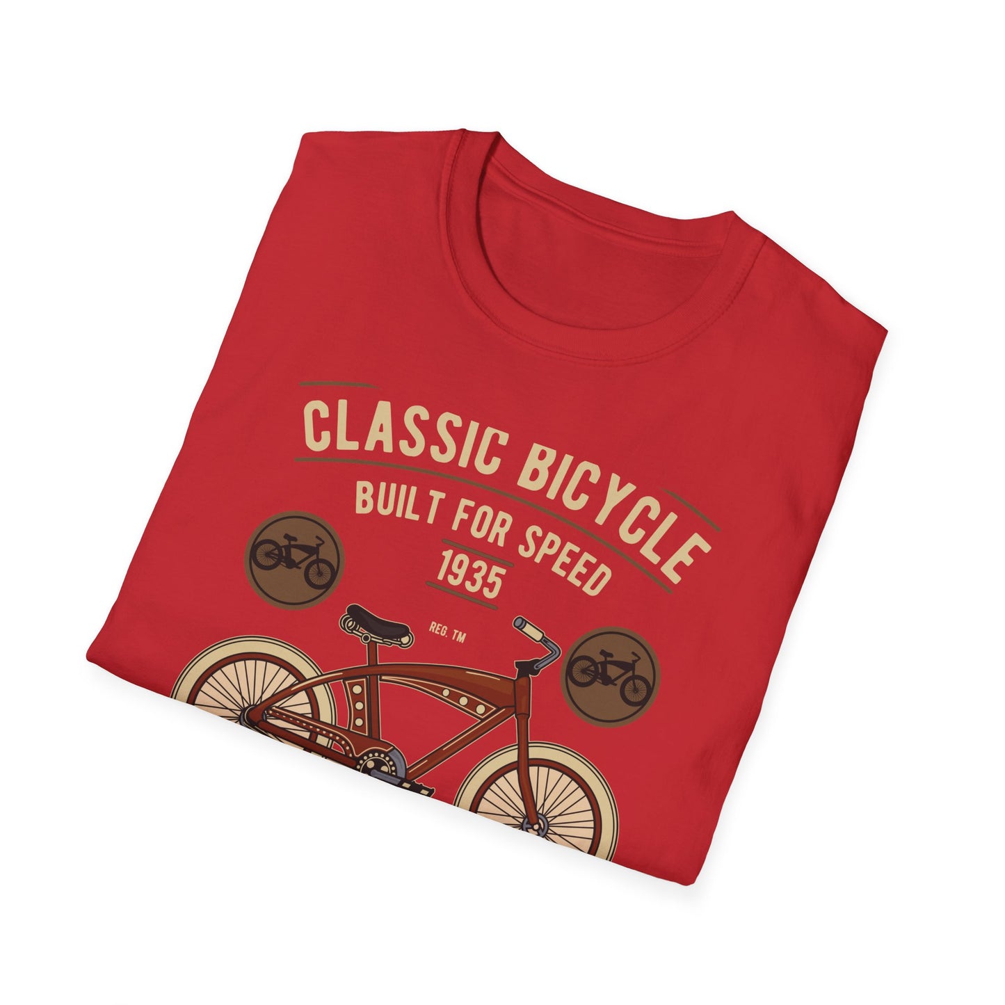 Legendary 1935 Classic Bicycle T-Shirt - Authentic Vintage Cycling Enthusiast Tee | American Made Retro Bike