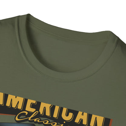 Epic American Classic Muscle Car V8 Engine T-Shirt | Authentic Garage Mechanic Tee | Since 1973 Vintage Car Lover Gift