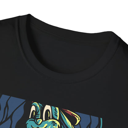 Cool Hip Hop Rabbit T-Shirt | Trendy Streetwear Bunny Tee | Vibrant Urban Animal Design | Unique & Awesome Unisex Apparel