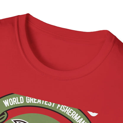 Epic World's Greatest Fisherman Marlin T-Shirt - 'Fishing Is My Cardio' Angler Tee Gift for Dad & Deep Sea Enthusiasts