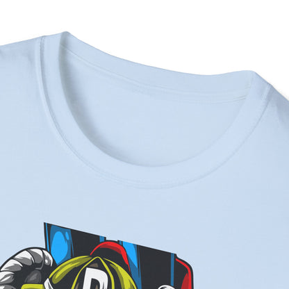 Epic Firefighter Hero T-Shirt | Fearless Urban Art Tee for First Responders & Protectors