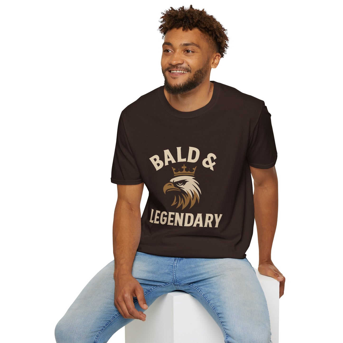 Bald & Legendary Eagle Graphic T-Shirt