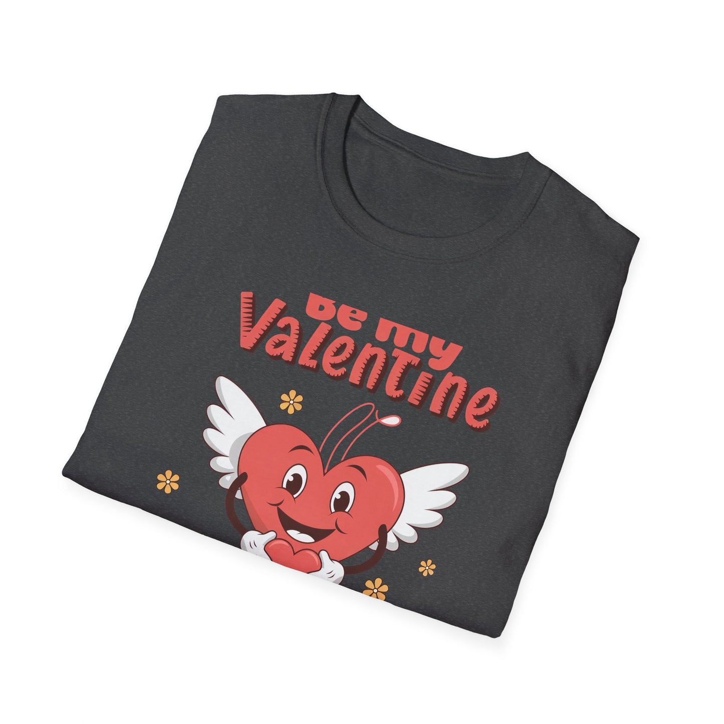 Irresistible "Be My Valentine" Heart Angel T-Shirt - Cute Romantic Gift for Sweethearts & Couples!