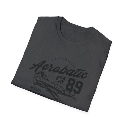 Epic Aerobatic 89 T-Shirt for Pilots & Aviation Fans | Vintage Warhawk 'Born to Fly' Air Show Tee