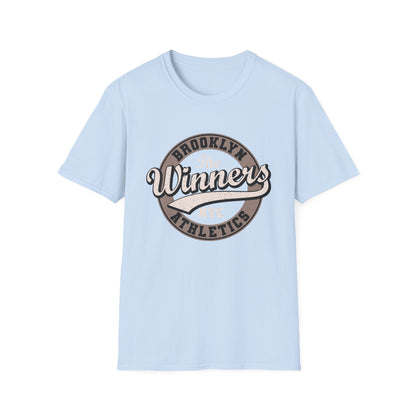 Iconic Brooklyn Winners NYC Athletics T-Shirt - Vintage Collegiate Style Premium Tee for Urban & Sports Fans