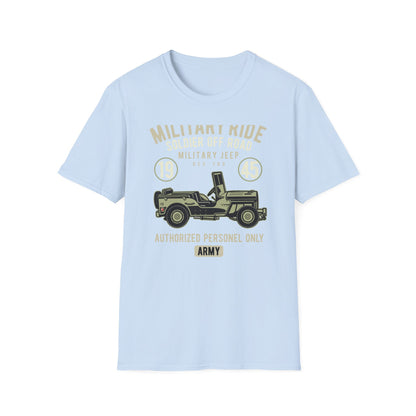 Awesome Vintage Military Jeep 1945 T-Shirt | Soldier Off-Road Army Graphic Tee for Veterans & History Buffs