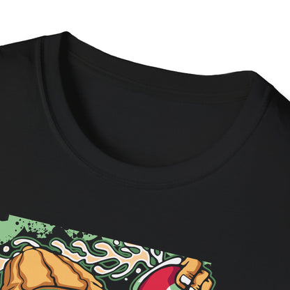 Rad Go Scoot Monster Rider T-Shirt - Unique Urban Cartoon Scooter Streetwear Tee