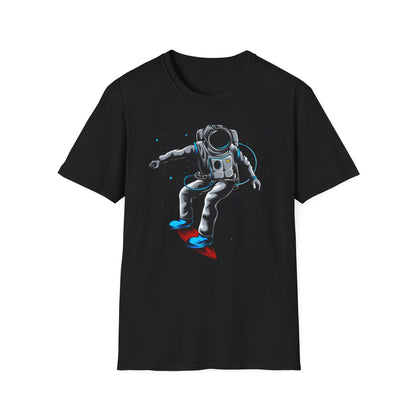 Epic Astronaut Space Surfer T-Shirt | Unique Cosmic Adventure Tee for Sci-Fi Fans & Explorers