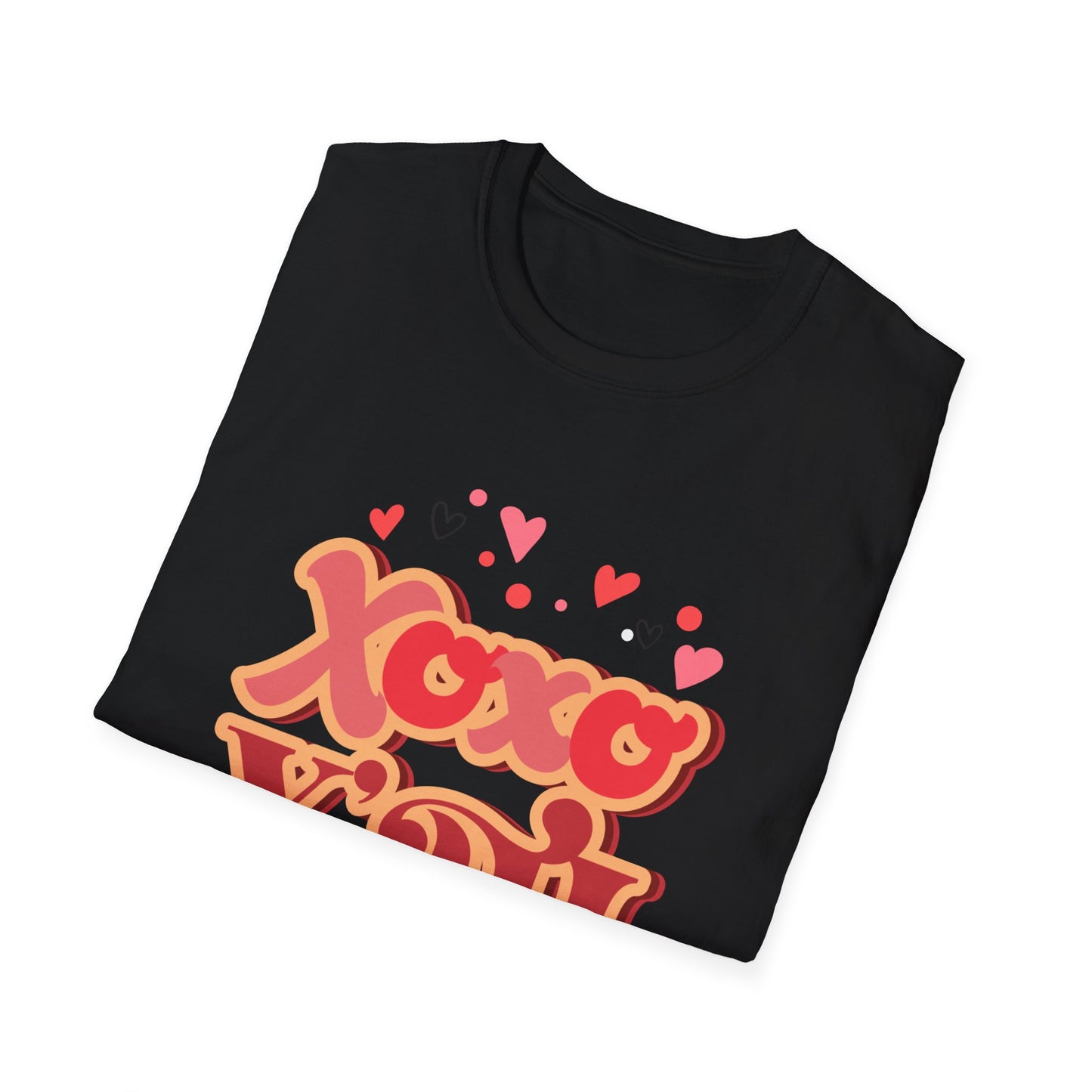 Retro Xoxo Y'all T-Shirt | Groovy Hearts Southern Charm Love Tee | Sweet Valentine's Day & Galentine's Gift | Trendy Hugs & Kisses Shirt