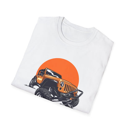 Epic Off-Road Jeep Wrangler T-Shirt | Rugged 4x4 Adventure Sunset Tee | Ultimate Gift for Jeep Lovers & Off-Road Enthusiasts