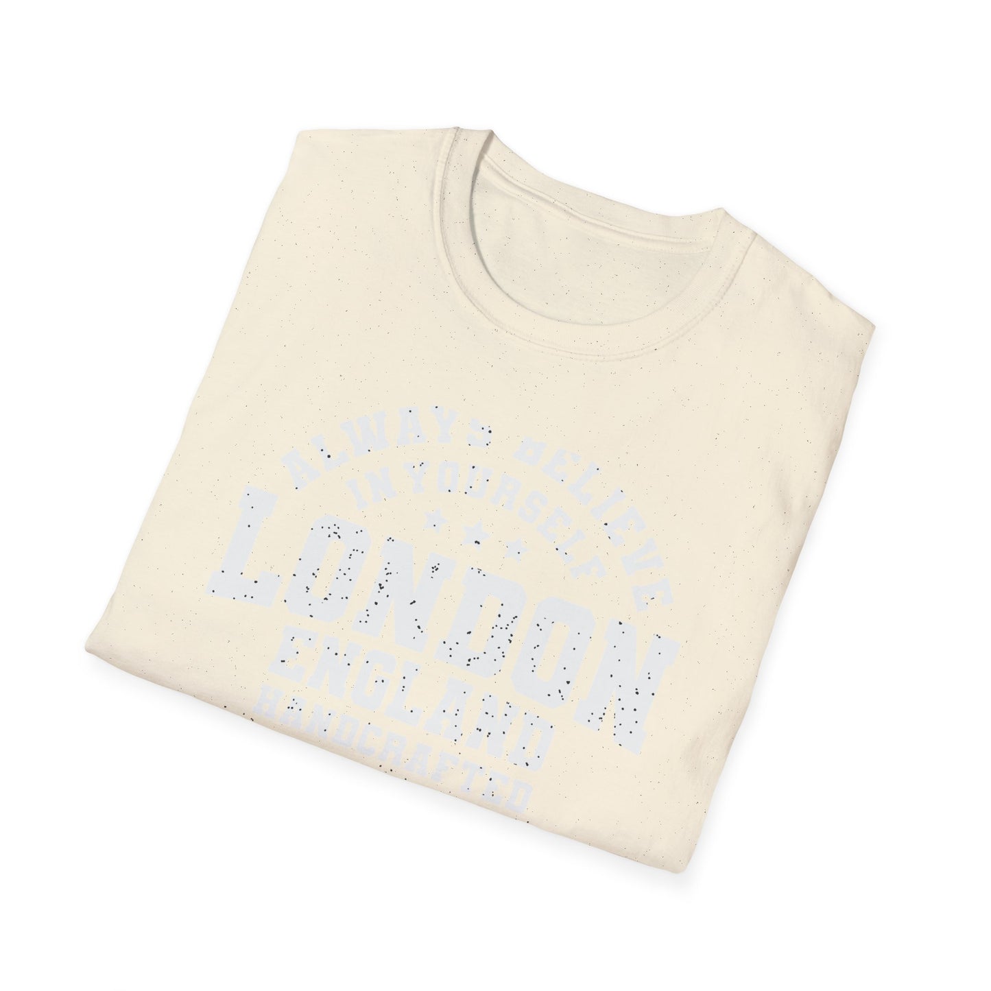 Vintage London Athletic Dept T-Shirt | England Collegiate Style 'Believe in Yourself' Tee | Premium Quality & Empowering