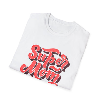 Super Mom T-Shirt | Vibrant Retro Script Tee | Ultimate Mother's Day Gift for Best Moms & Women