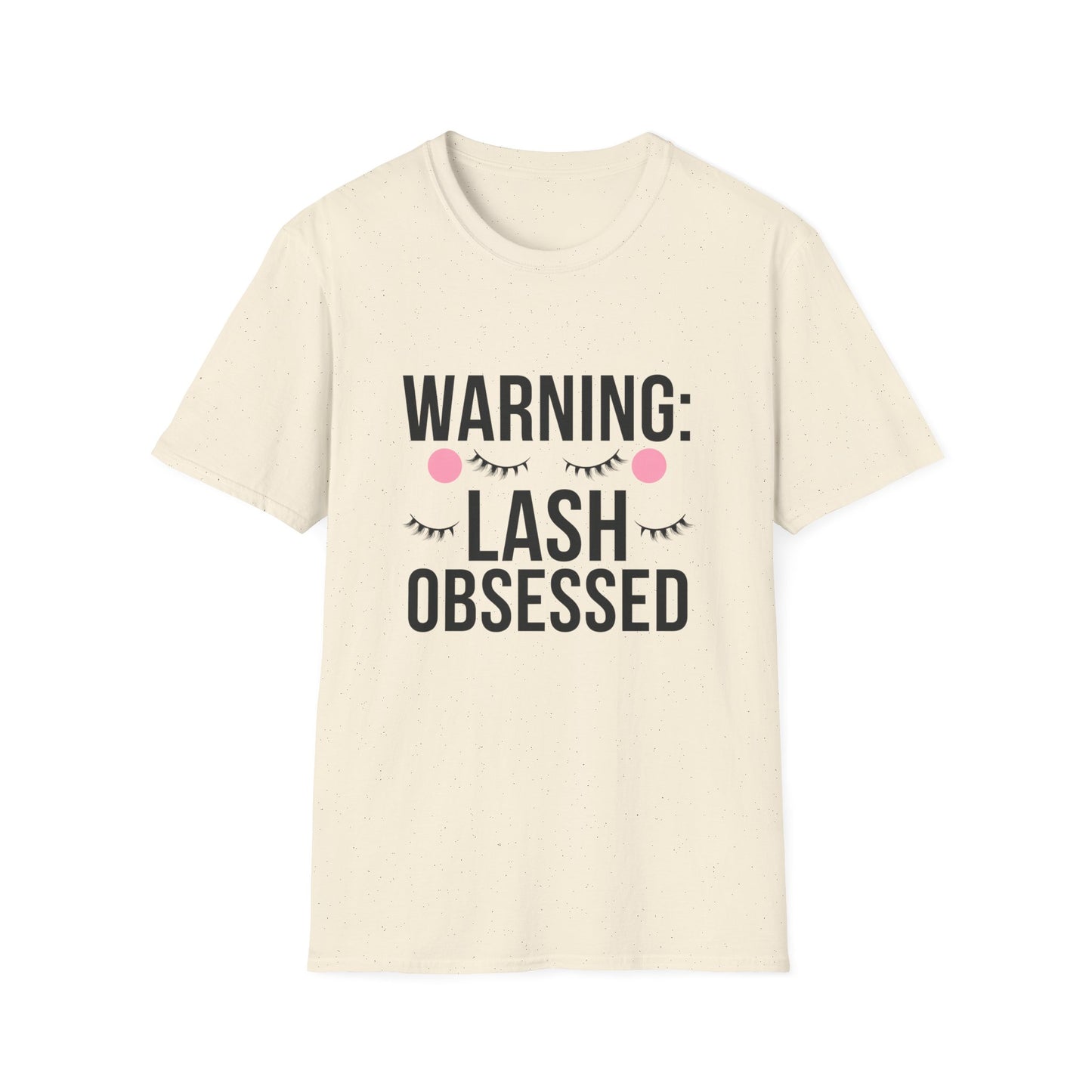 WARNING: Lash Obsessed T-Shirt | Trendy Eyelash Beauty Tee for Makeup Lovers & Lash Artists | Perfect Gift